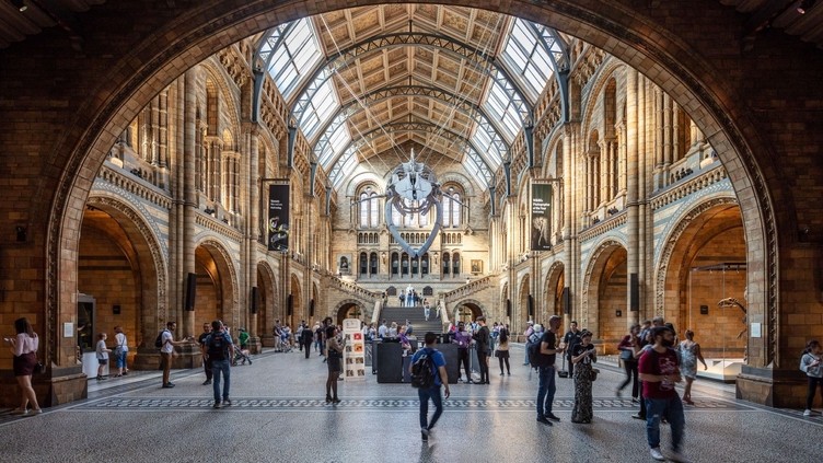 Inside the Natural History Museum, London